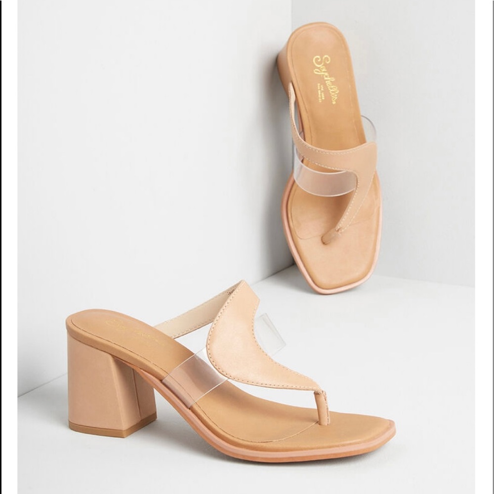 Established slide heel. Used once!